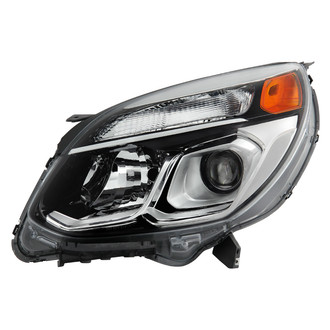 Spyder® - Driver Side Black/Chrome Factory Style Projector Headlight
