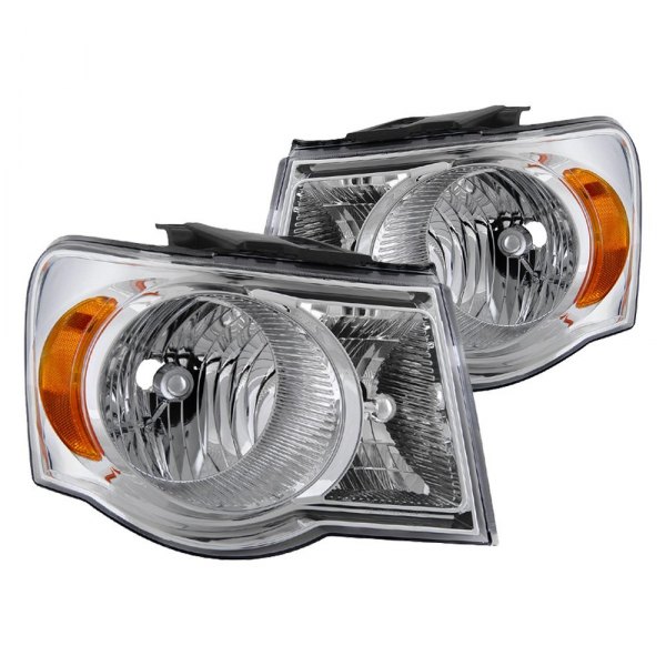 Spyder® - Chrome Factory Style Headlights, Chrysler Aspen