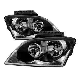 Spyder® - Driver and Passenger Side Black Factory Style Headlights