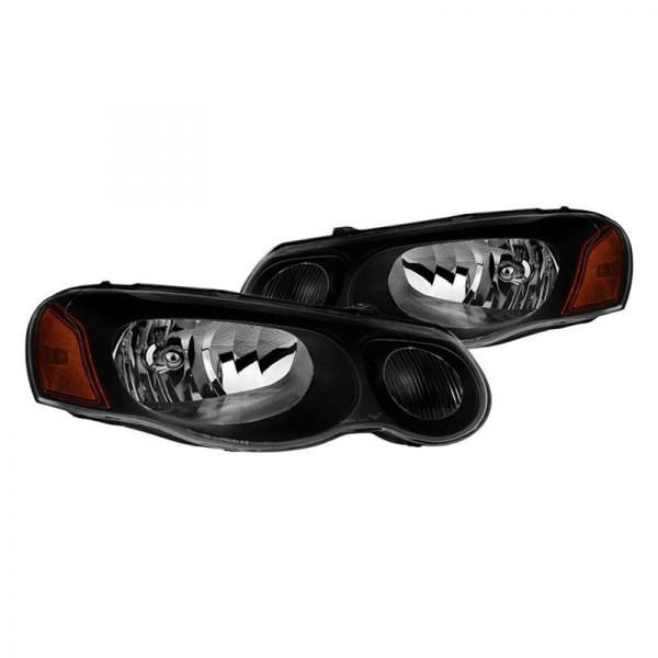 Spyder® - Black Euro Headlights, Chrysler Sebring