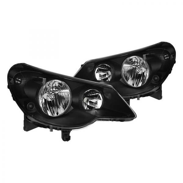Spyder® - Black Euro Headlights, Chrysler Sebring