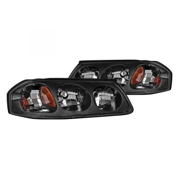 Spyder® - Black Factory Style Headlights, Chevy Impala