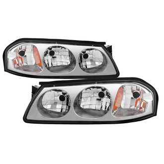 Spyder® - Driver and Passenger Side Chrome Euro Headlights