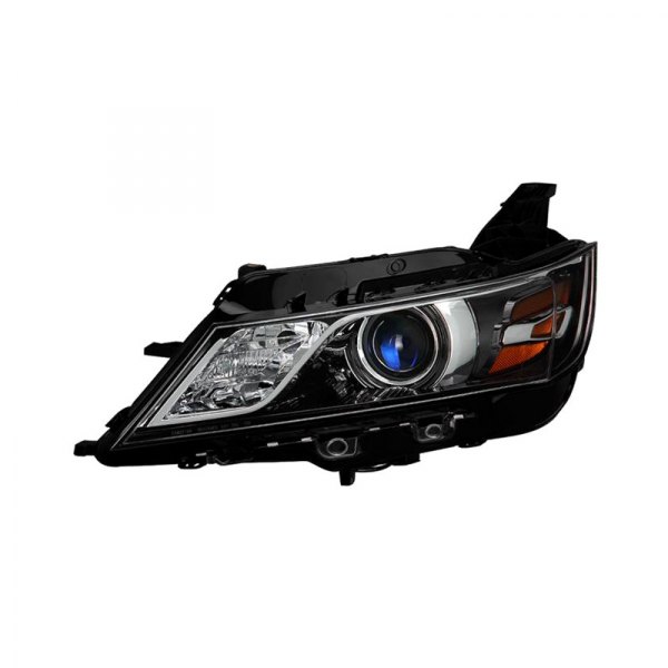 Spyder® - Driver Side Black/Chrome Factory Style Projector Headlight, Chevy Impala