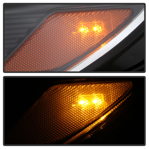Spyder® HD-JH-CM13-HID-OE-L - Driver Side Black Factory Style