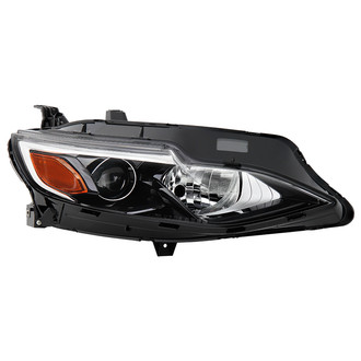 Spyder® - Passenger Side Black Factory Style Projector Headlight