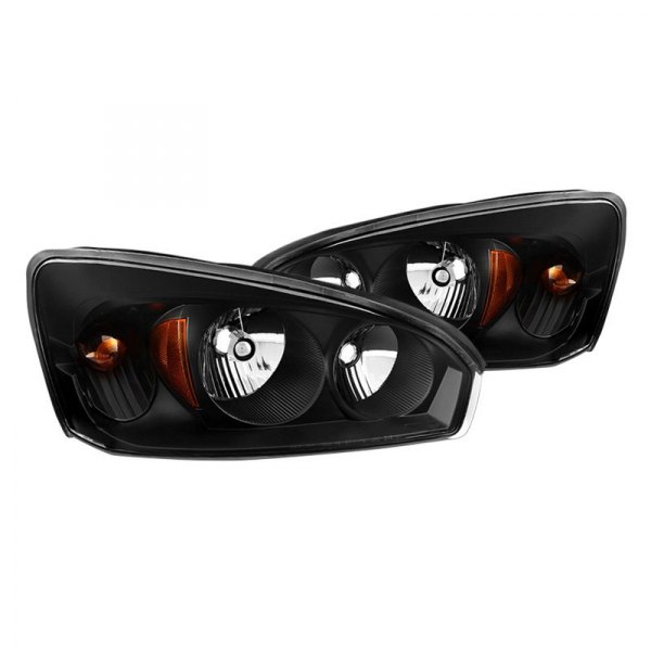 Spyder® - Black Euro Headlights, Chevy Malibu