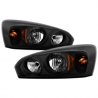 Spyder® - Driver and Passenger Side Black Euro Headlights
