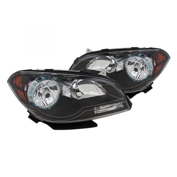 Spyder® - Black Euro Headlights, Chevy Malibu