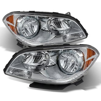 Spyder® - Driver and Passenger Side Chrome Euro Headlights