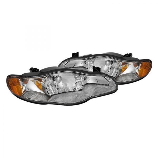 Spyder® - Chrome Factory Style Headlights, Chevy Monte Carlo
