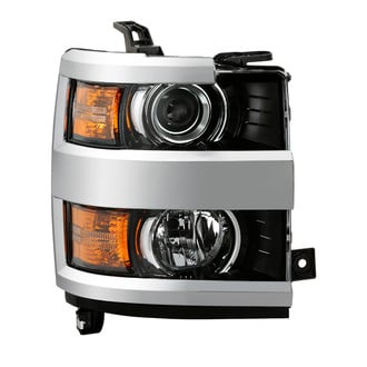 Spyder® - Passenger Side Black Factory Style Projector Headlight