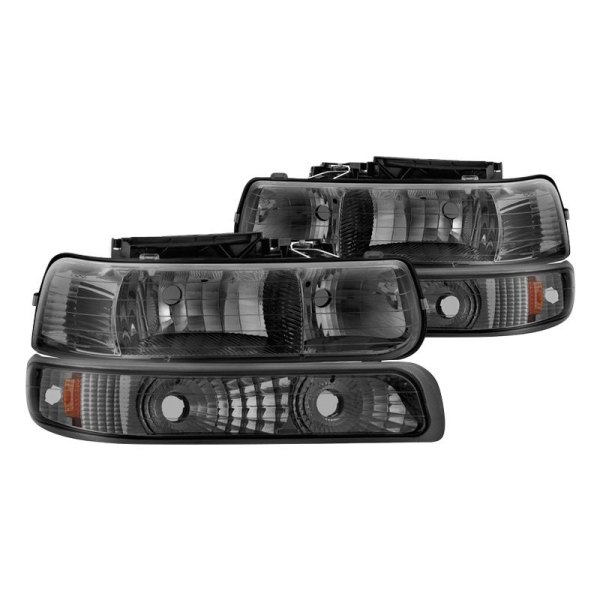 Spyder® - Chrome/Smoke Euro Headlights