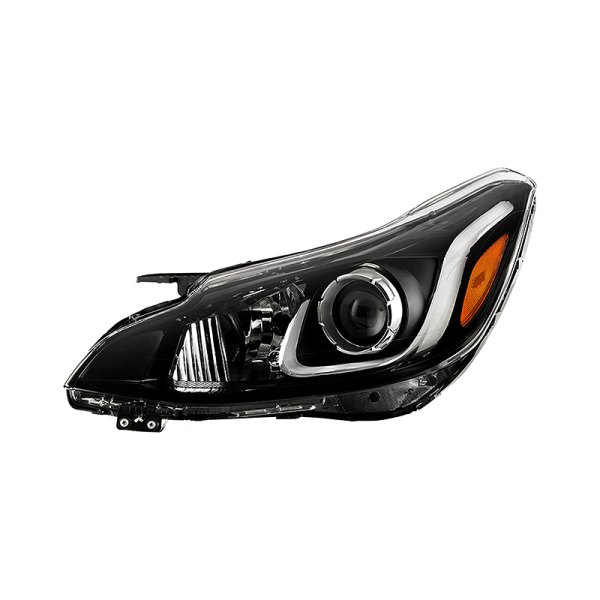 Spyder® - Black Factory Style Projector Headlight, Chevrolet Spark