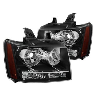 Spyder® - Driver and Passenger Side Black Euro Headlights