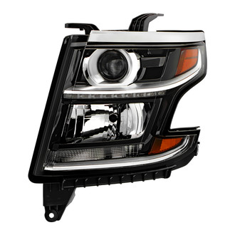 Spyder® - Driver Side Factory Style Projector Headlight with LED DRL
