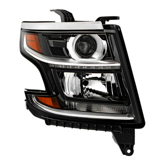 Spyder® - Passenger Side Factory Style Projector Headlight with LED DRL
