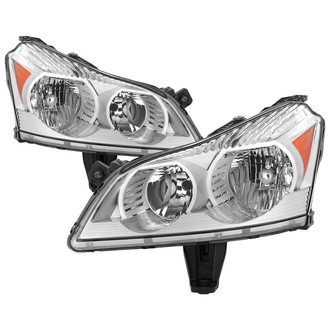 Spyder® - Driver and Passenger Side Chrome Factory Style Headlights