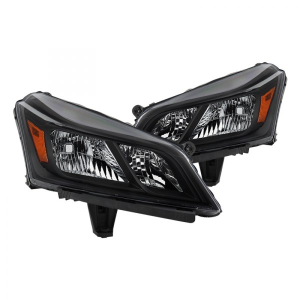 Spyder® - Black/Chrome Euro Headlights, Chevy Traverse