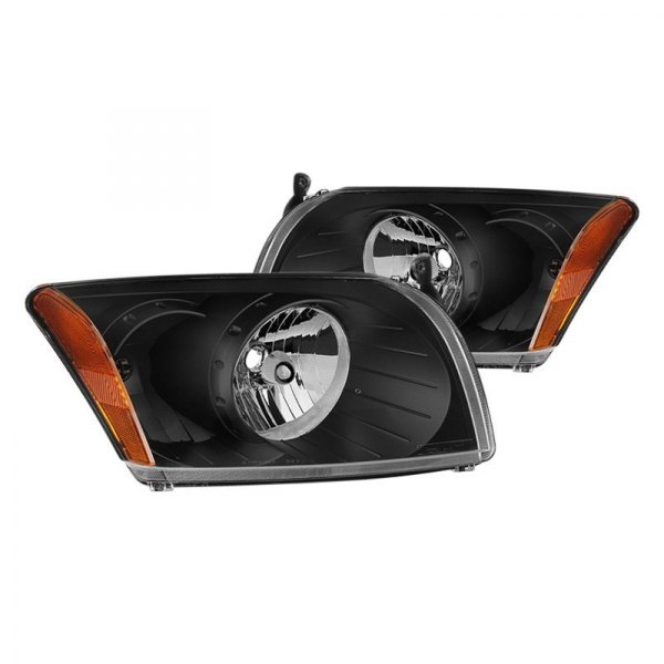 Spyder® - Black Euro Headlights, Dodge Caliber