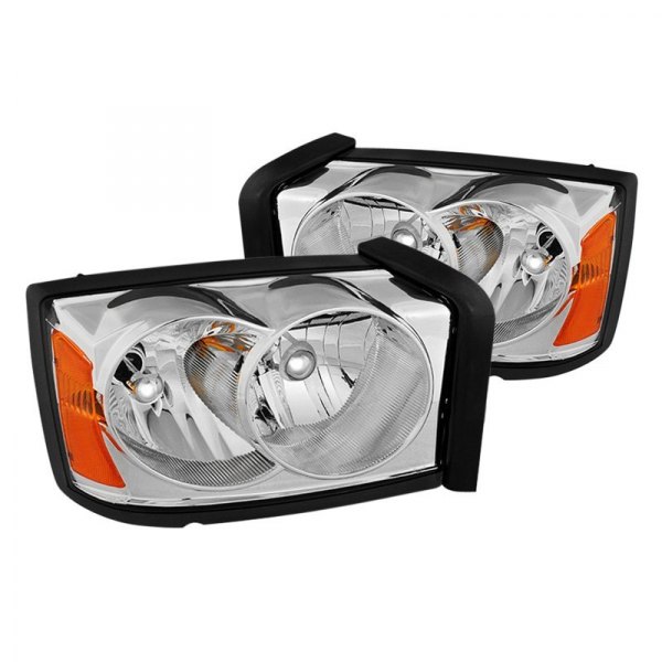 Spyder® - Chrome Euro Headlights, Dodge Dakota