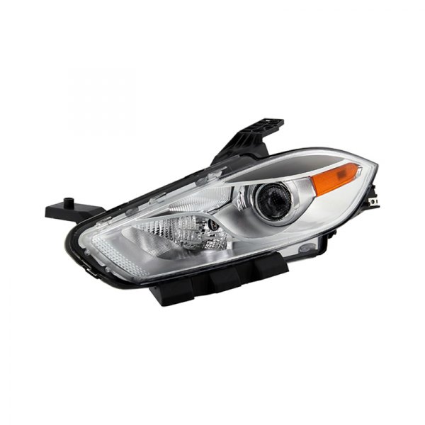 Spyder® - Driver Side Chrome Factory Style Projector Headlight, Dodge Dart