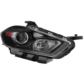 Spyder® - Passenger Side Black Factory Style Projector Headlight