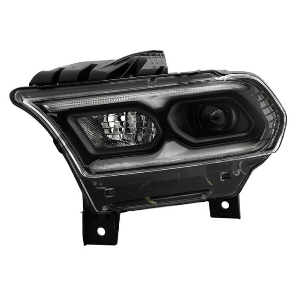 Spyder® - Driver Side Black Factory Style DRL Bar Projector LED Headlight
