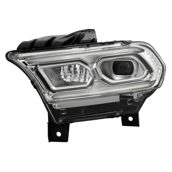 Spyder® - Driver Side Chrome Factory Style DRL Bar Projector LED Headlight