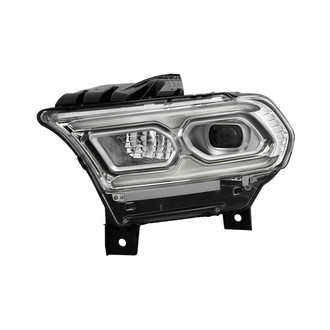 Spyder® - Driver Side Chrome Factory Style Switchback DRL Bar Projector LED Headlight
