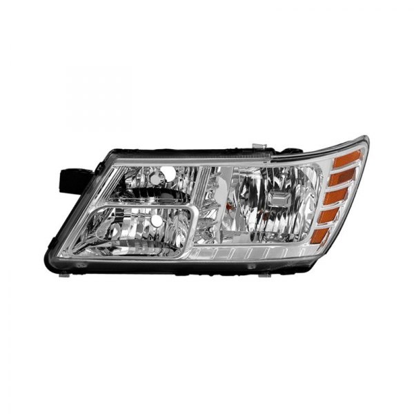 Spyder® - Driver Side Chrome Factory Style Headlight, Dodge Journey