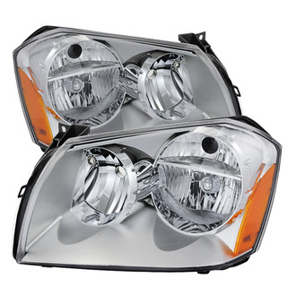 Spyder® - Driver and Passenger Side Chrome Euro Headlights