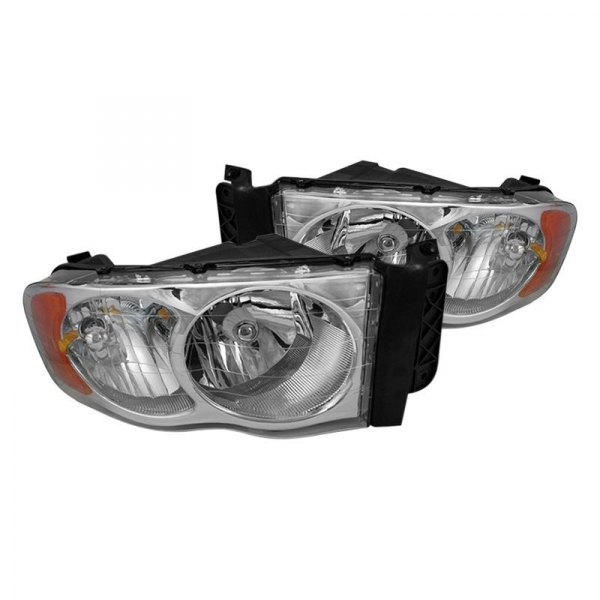 Spyder® - Chrome Euro Headlights, Dodge Ram