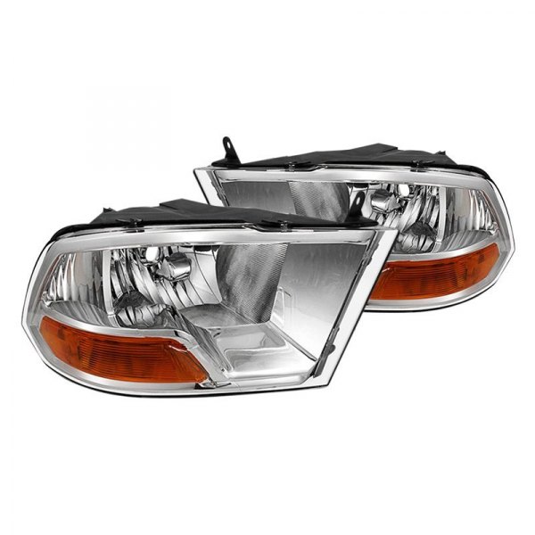 Spyder® - Chrome Euro Headlights, Dodge Ram