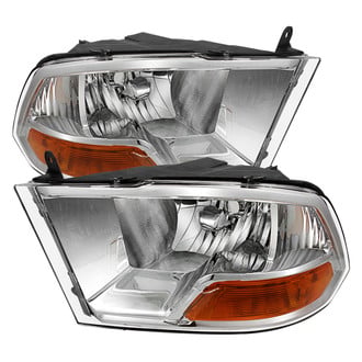 Spyder® - Driver and Passenger Side Chrome Euro Headlights