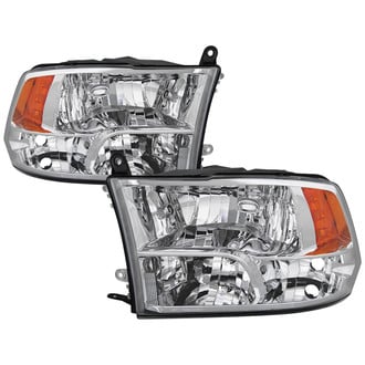 Spyder® - Driver and Passenger Side Chrome Factory Style Headlights