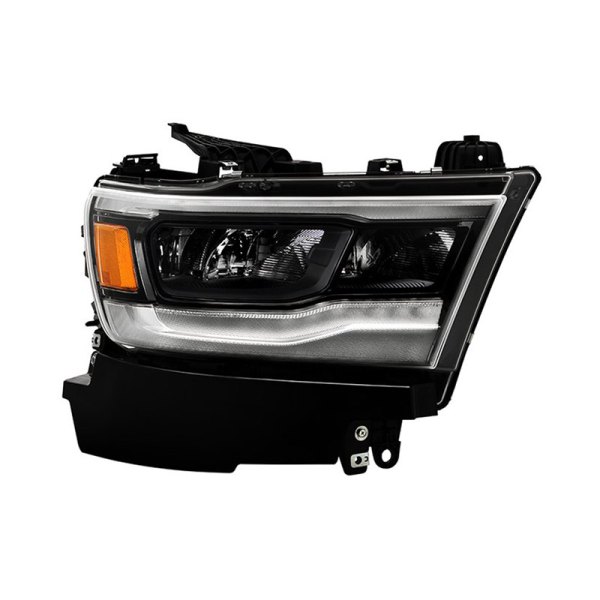Spyder® - Passenger Side Black Factory Style LED Headlight with DRL