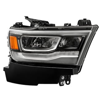 Spyder® - Passenger Side Chrome Factory Style LED Headlight with DRL