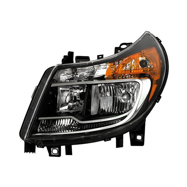 Spyder® - Driver Side Black Factory Style Headlight