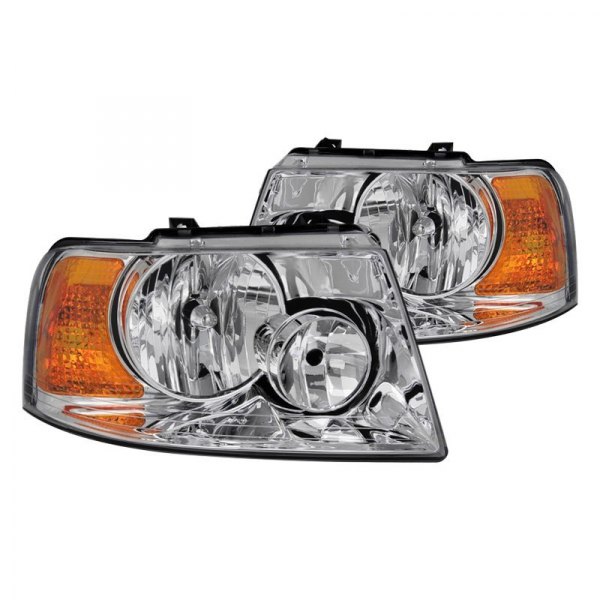 Spyder® - Chrome Factory Style Headlights, Ford Expedition