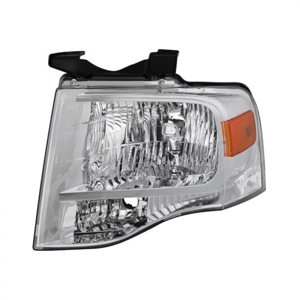 Spyder® - Driver Side Chrome Factory Style Headlight, Ford Expedition