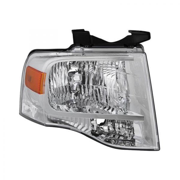 Spyder® - Passenger Side Chrome Factory Style Headlight, Ford Expedition