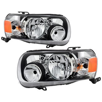 Spyder® - Driver and Passenger Side Chrome Factory Style Headlights