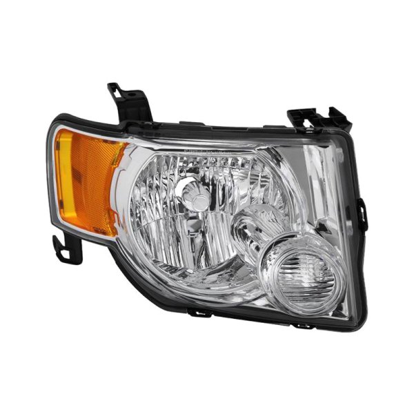 Spyder® - Passenger Side Chrome Factory Style Headlight, Ford Escape