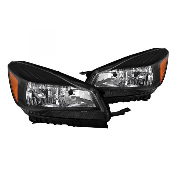 Spyder® - Black Euro Headlights, Ford Escape