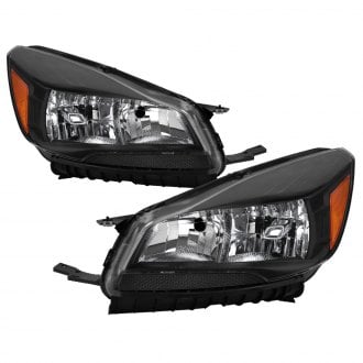 Spyder® - Driver and Passenger Side Black Euro Headlights