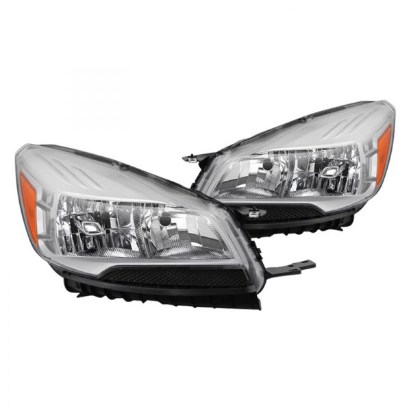 Spyder® - Chrome Factory Style Headlights, Ford Escape