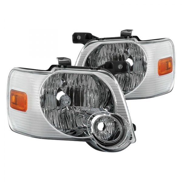 Spyder® - Chrome Factory Style Headlights, Ford Explorer