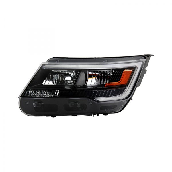 Spyder® - Driver Side Black Light Tube Projector LED Headlight, Ford Explorer