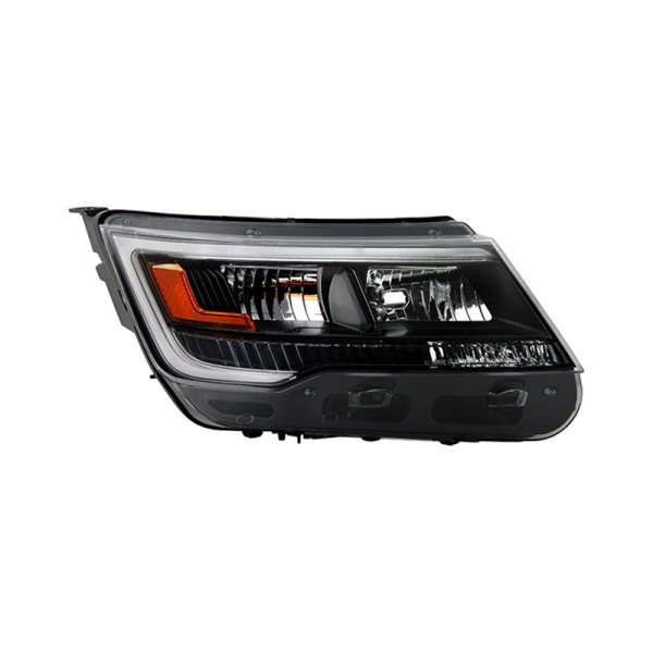 Spyder® - Passenger Side Black Light Tube Projector LED Headlight, Ford Explorer